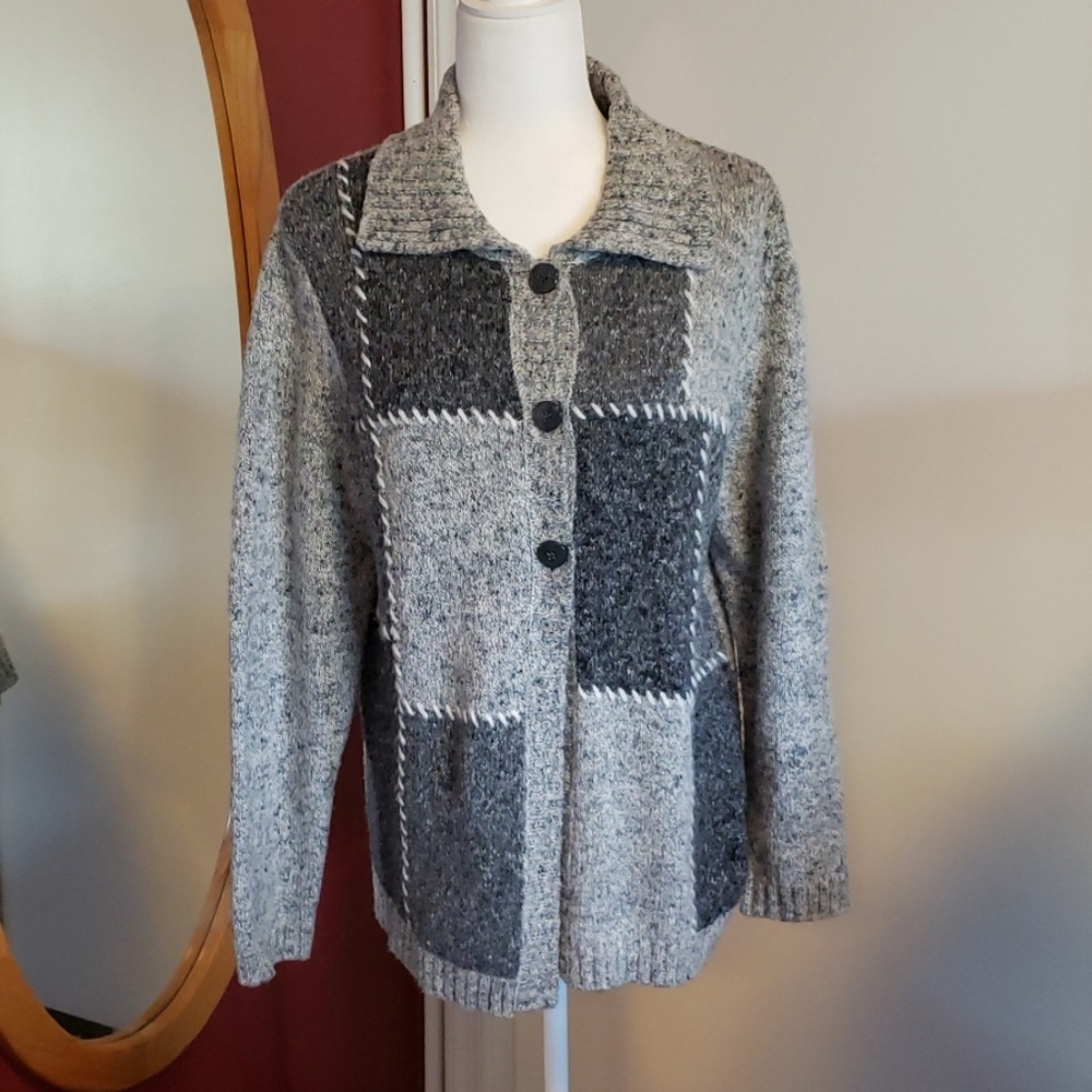 Alfred Dunner color blocking sweater